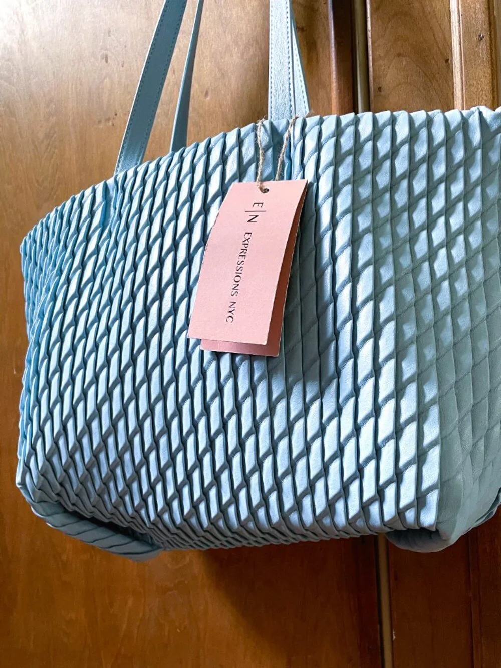 Eco Boho Style Tote & Wallet by EXPRESSIONS NYC. Crossbody Handbag & Clutch - Picture 2 of 13